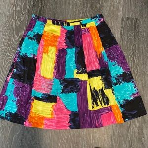 Trina Turk Silk Cotton Skirt